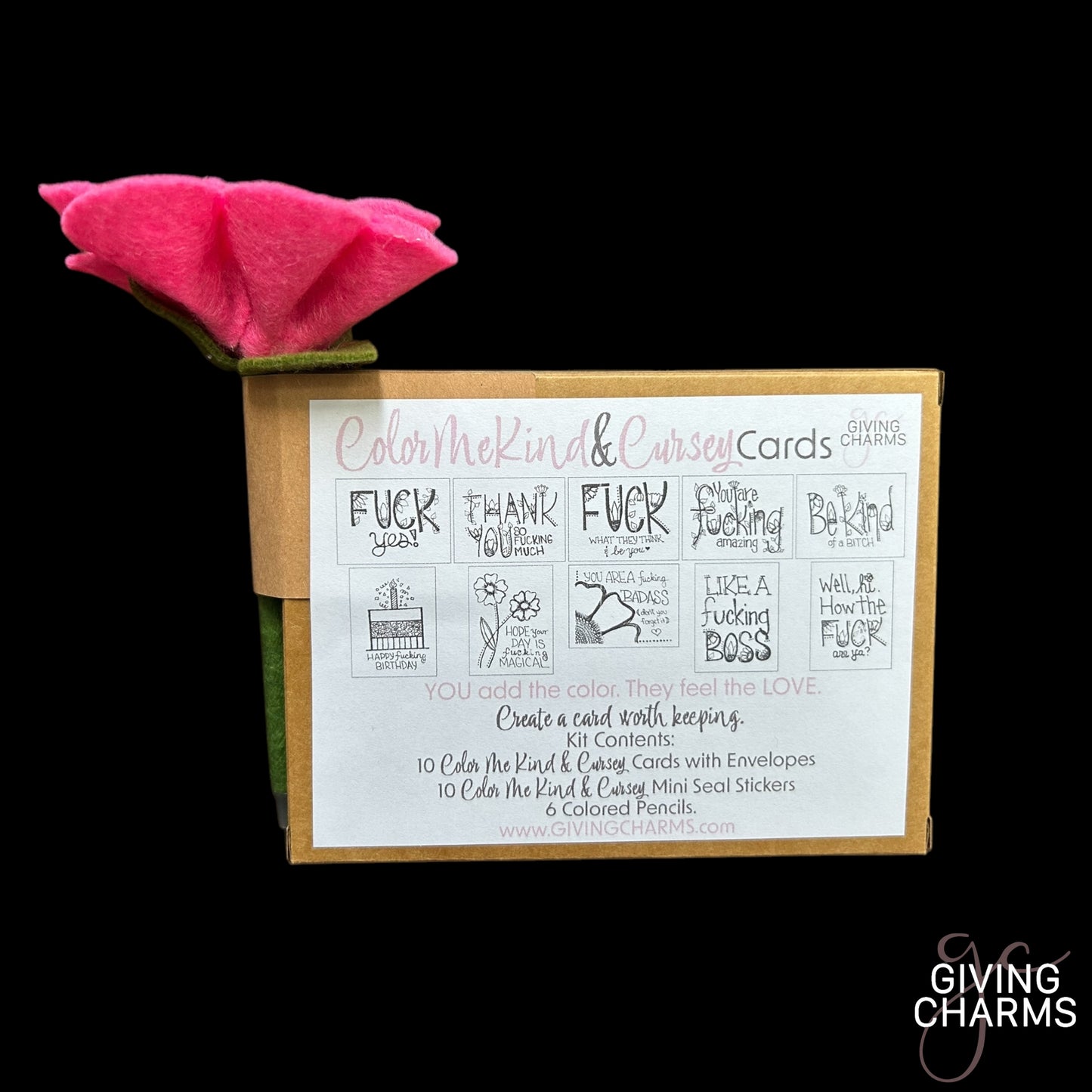 Color Me Kind & Cursey Cards