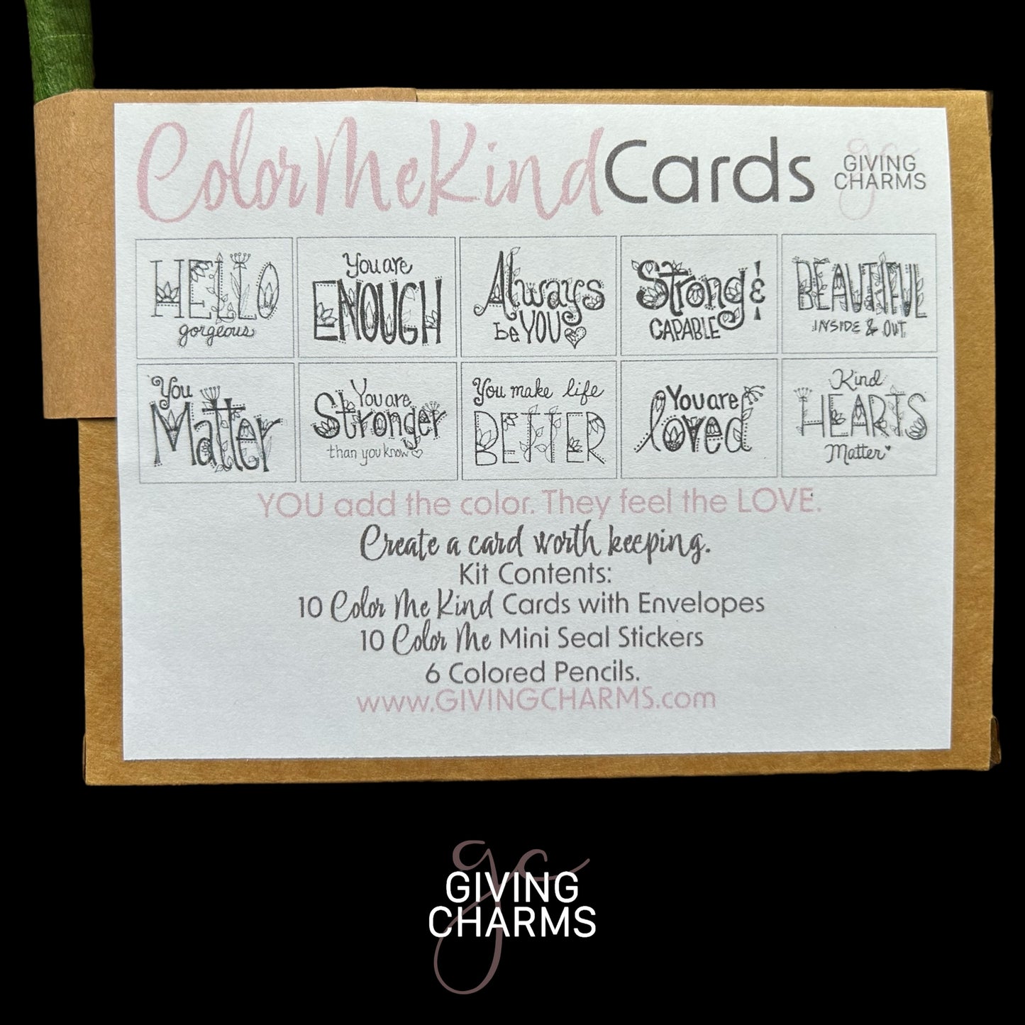 Color Me Kind Cards - 10 Pack