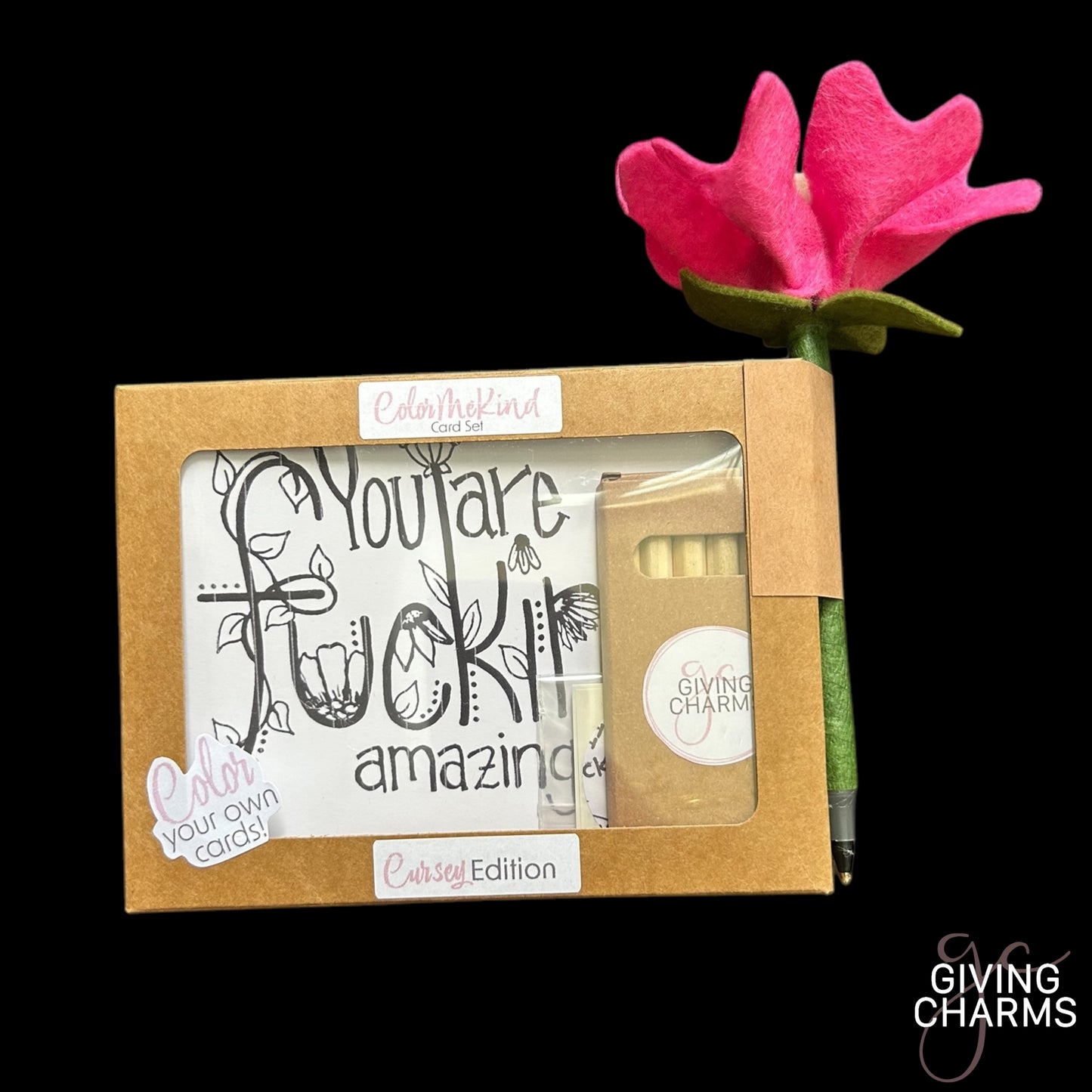 Color Me Kind & Cursey Cards