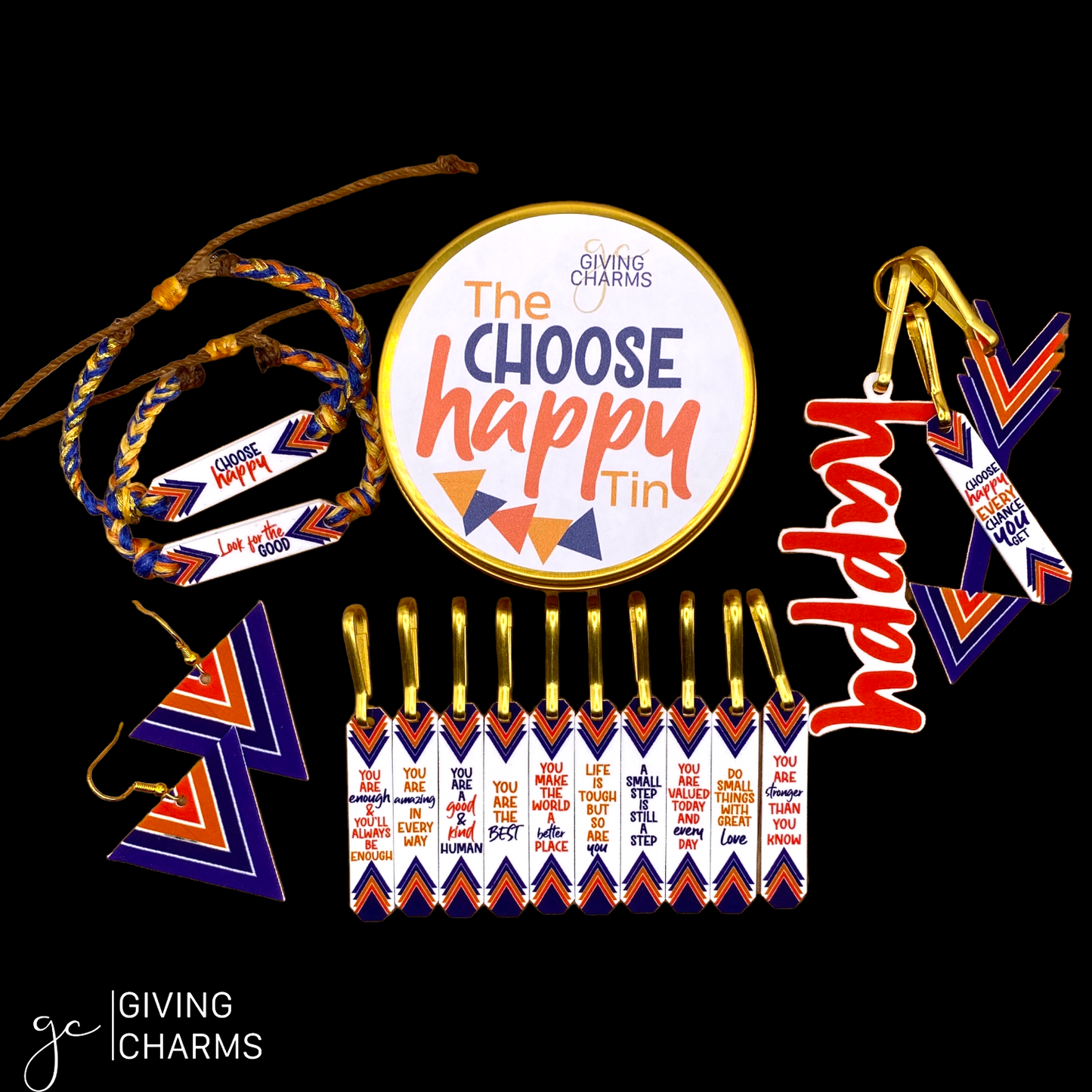 Choose Happy | Earrings