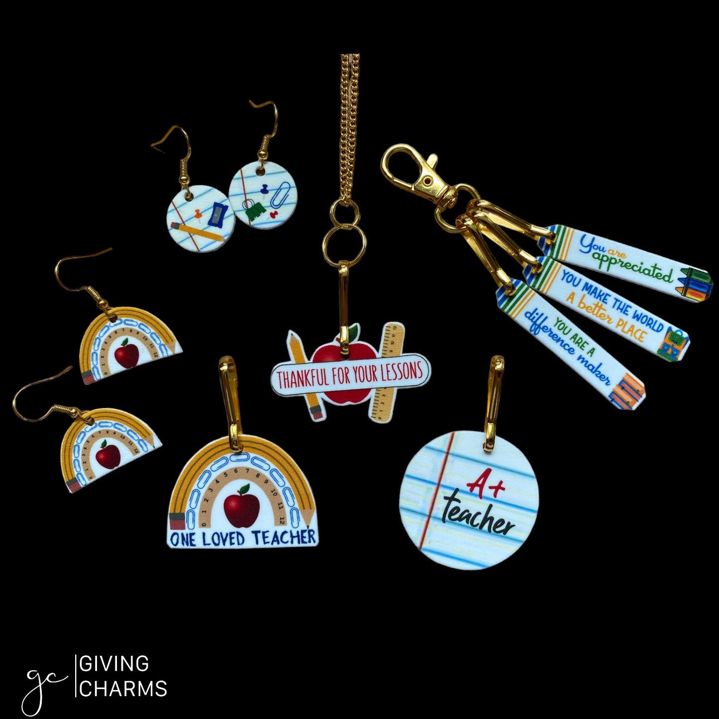 3-Charm Wear & Share Teacher Key Clip