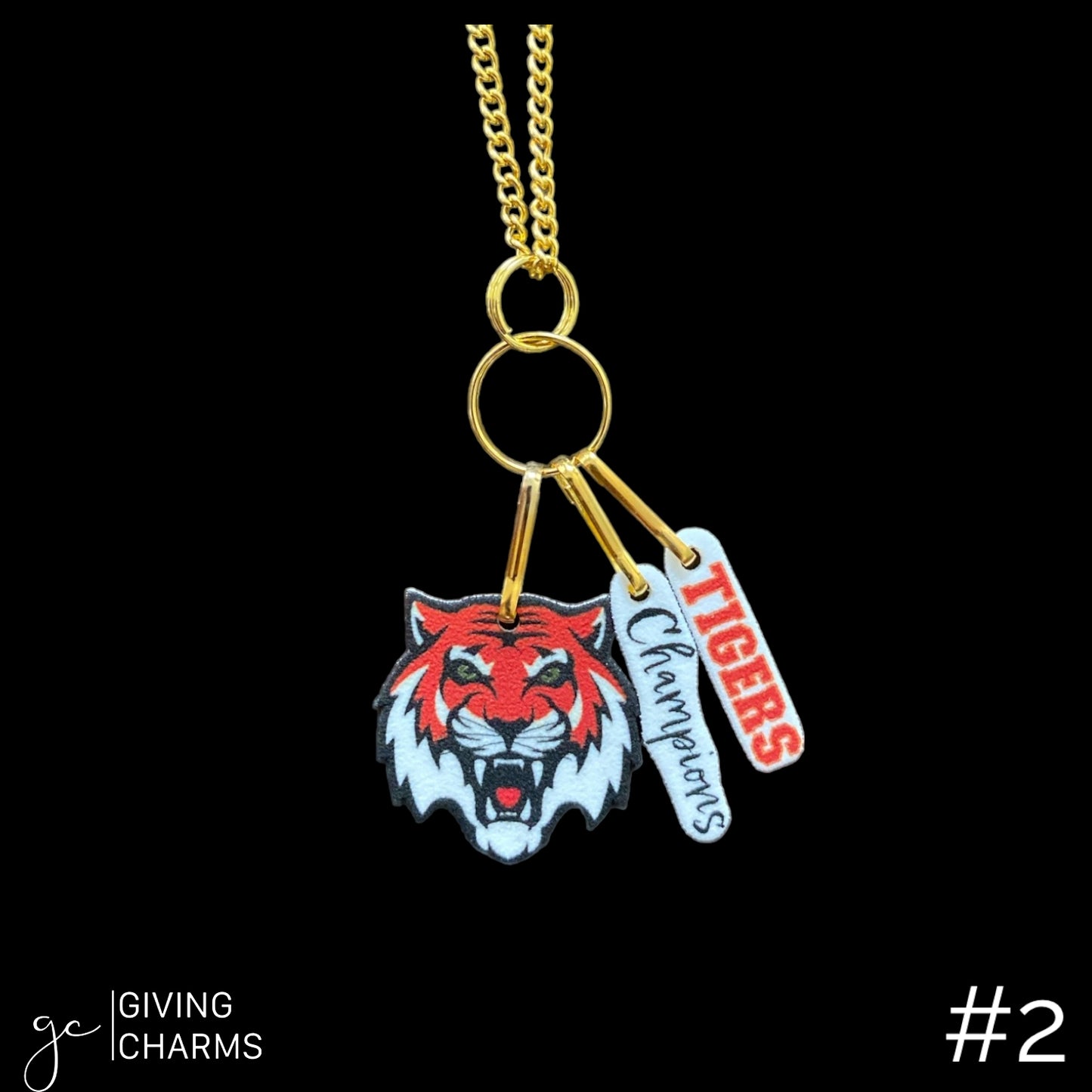 Tiger Pride | Necklace or Keyring