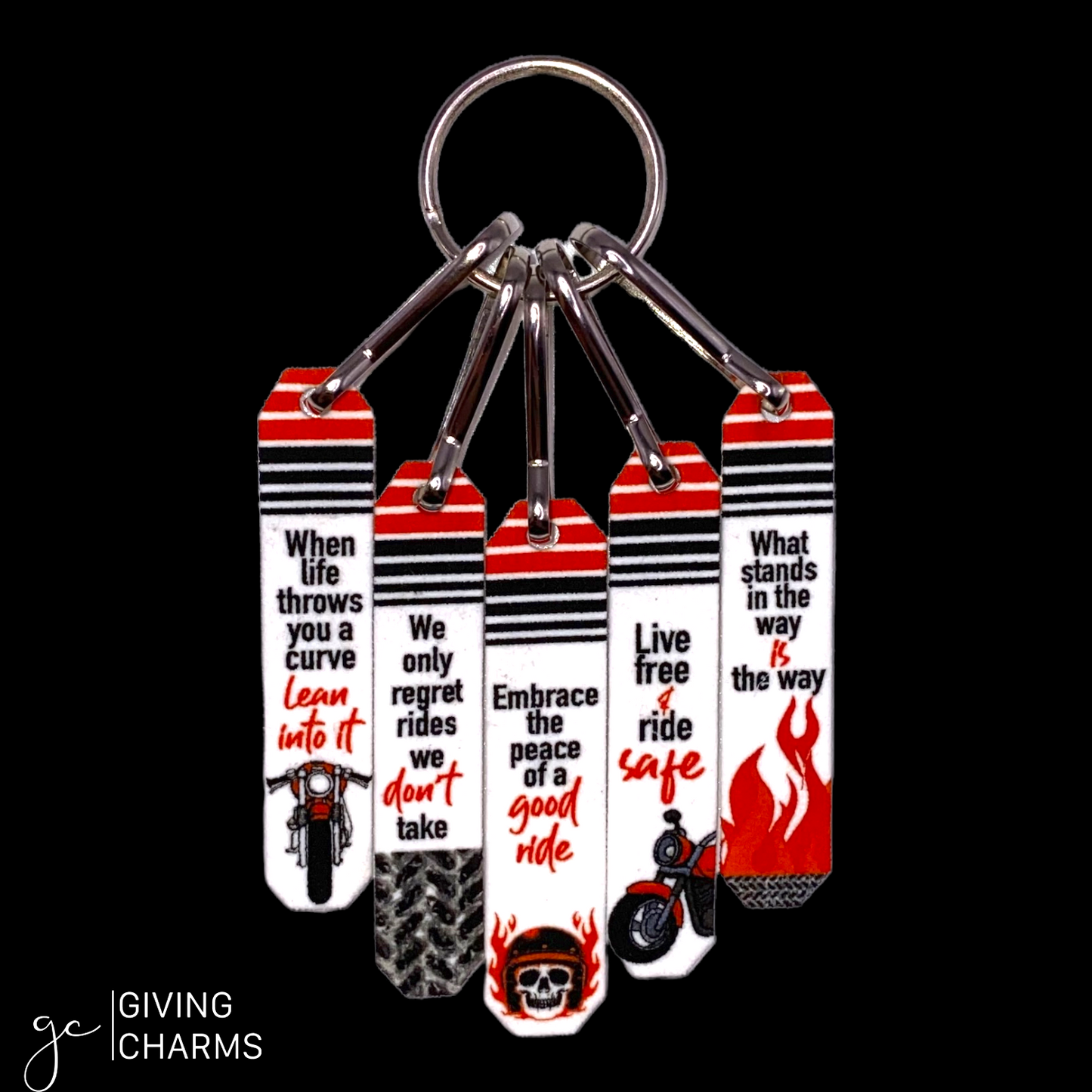 BIKER | Necklace Keyring