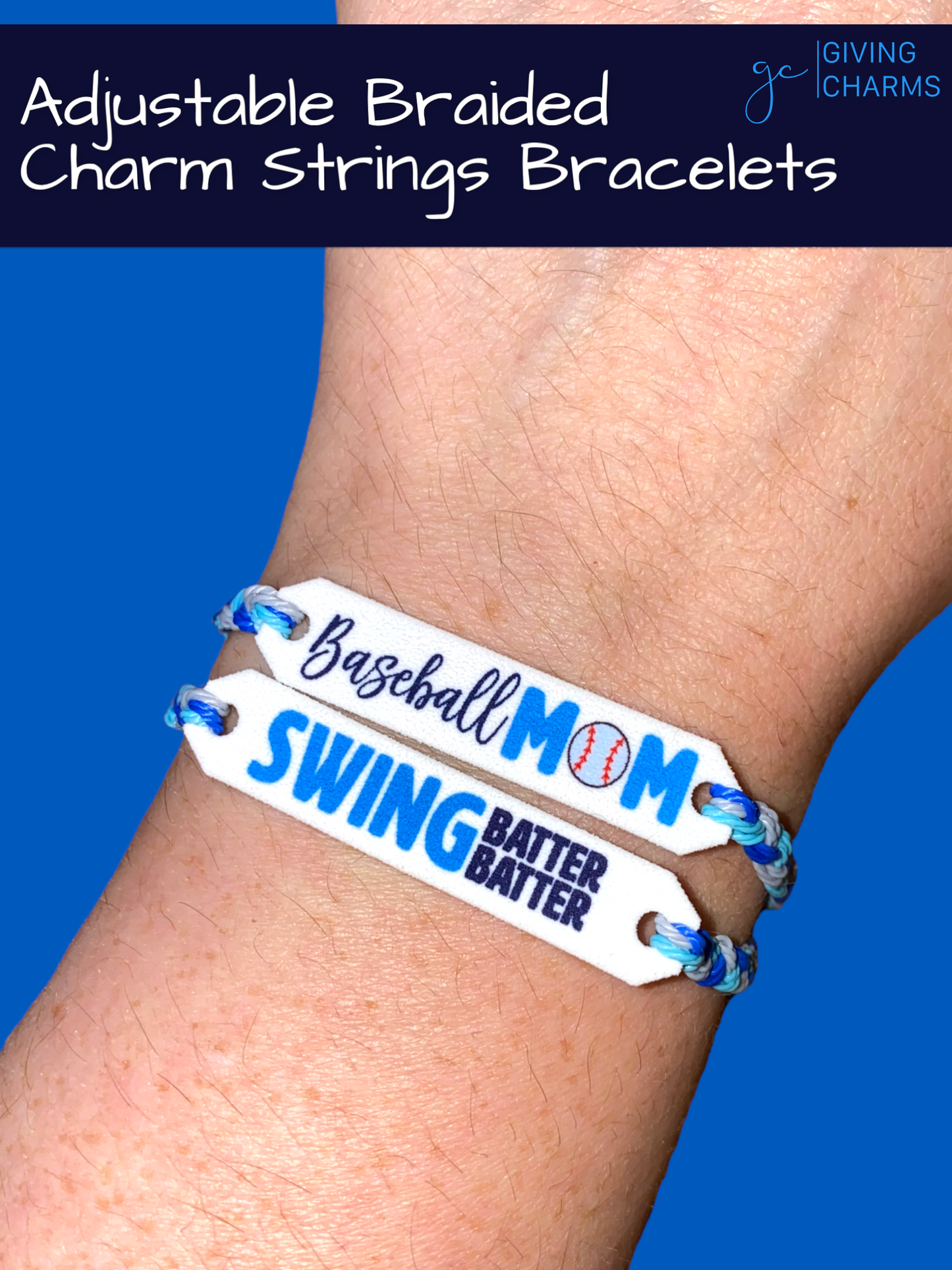 CHARM STRINGS BRACELET | Baseball