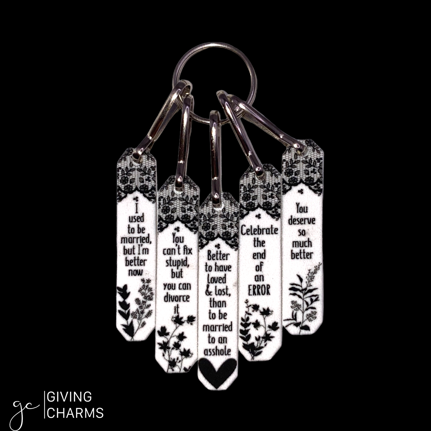 DIVORCE | Necklace Keyring
