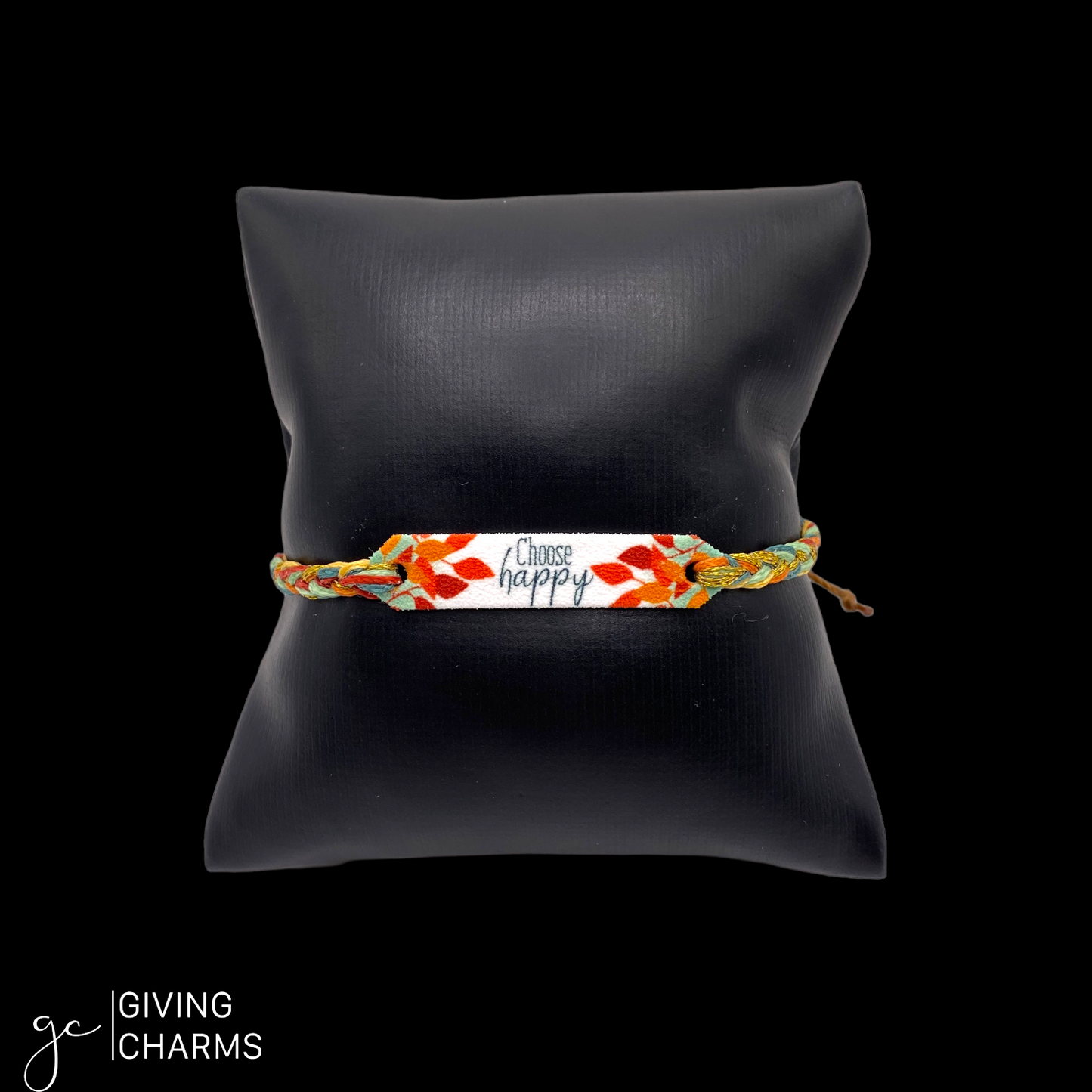 Meme’s Kindness Set | Choose Happy | Charm Strings Bracelet | Stacker Set