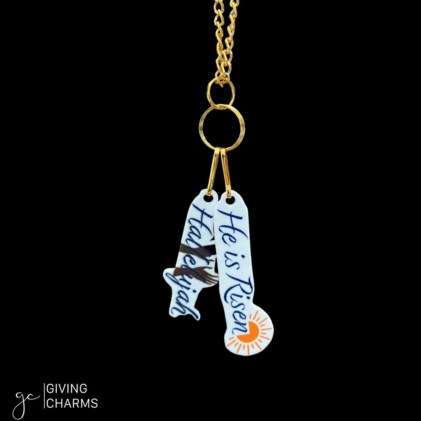 Blue Flower Cross | MultiWear Necklace