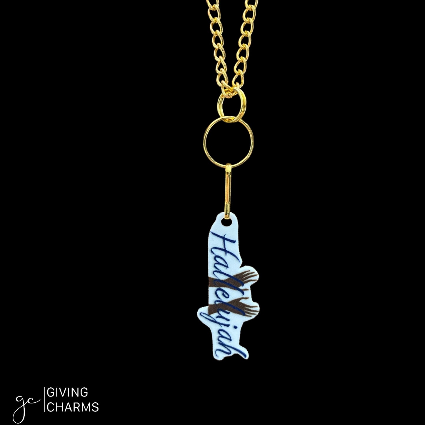 Blue Flower Cross | MultiWear Necklace
