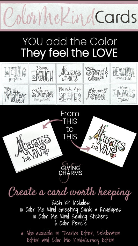 Color Me Kind Cards - 10 Pack