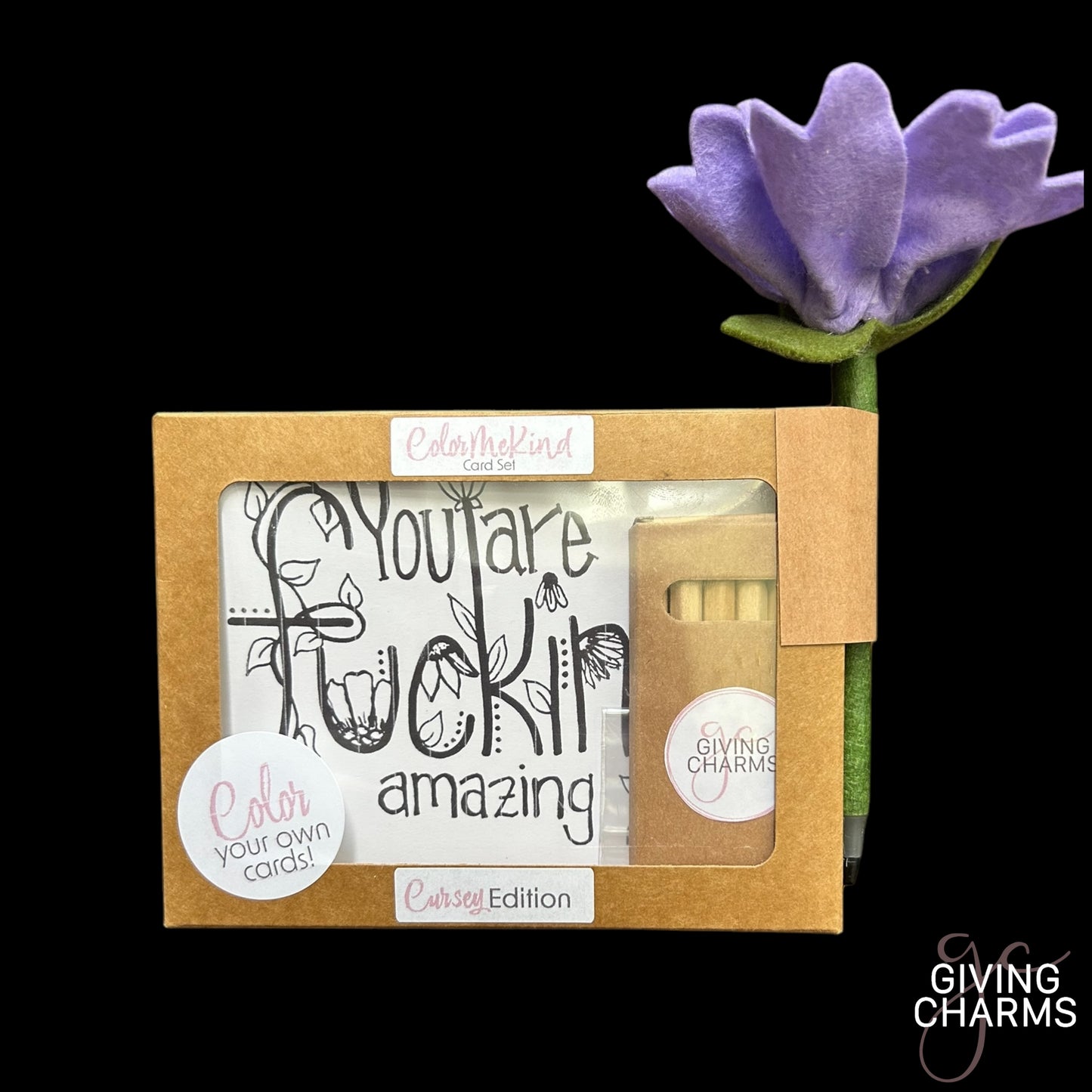 Color Me Kind & Cursey Cards