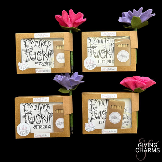 Color Me Kind & Cursey Cards