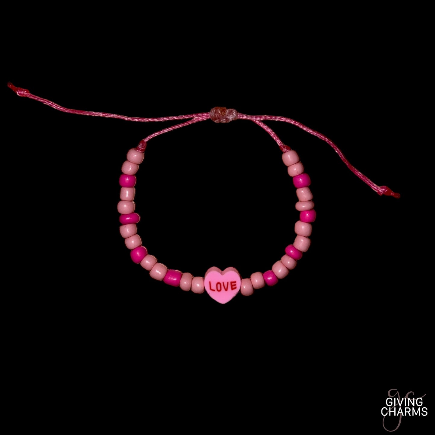 Youth Love Heart Adjustable Bracelet