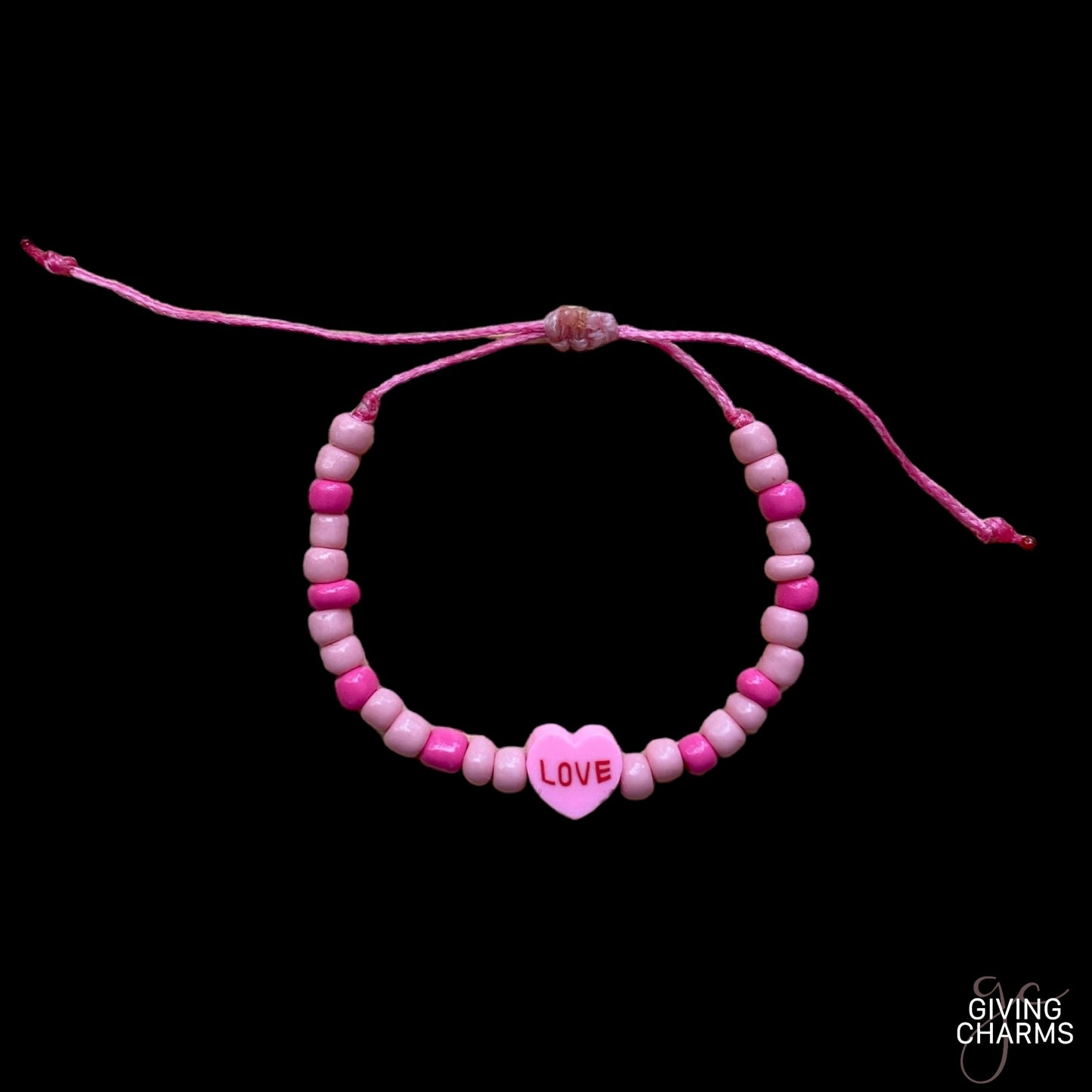 Youth Love Heart Adjustable Bracelet