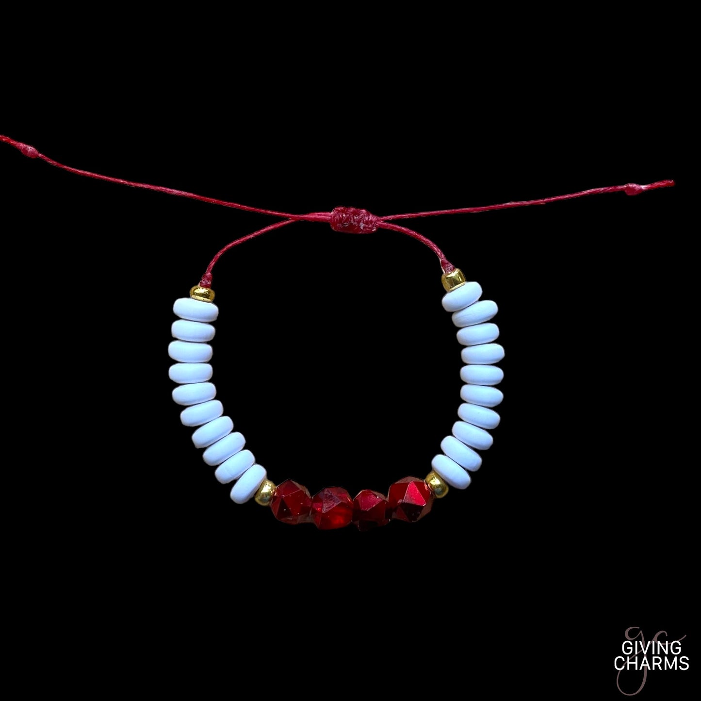 Red & White Bracelet