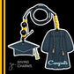 Cap and Gown | Graduation Bookmark