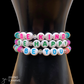 Rainbow Letter Bead Bracelet