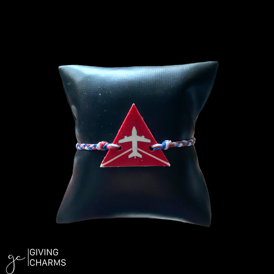 Triplane Charm Strings Bracelet | Delta Inspired