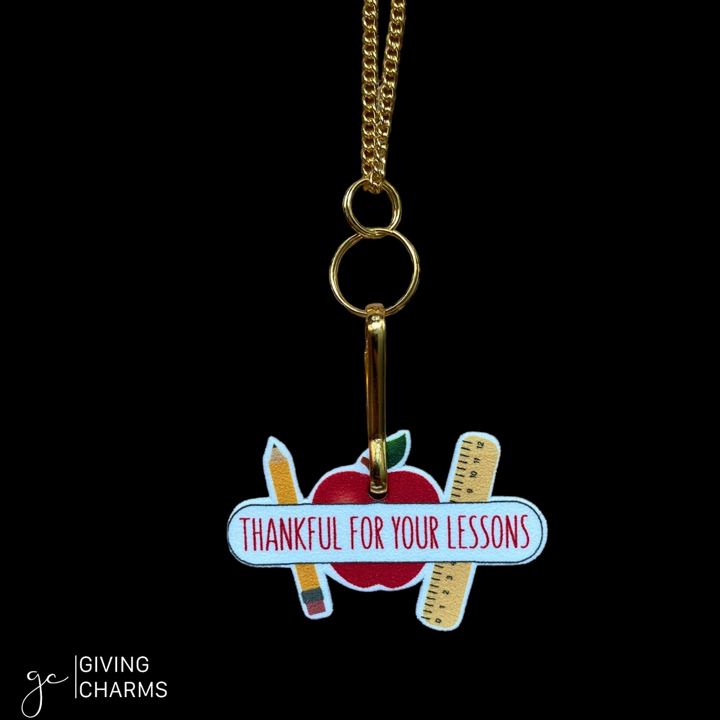 Thankful for your Lessons | Necklace or Keyring