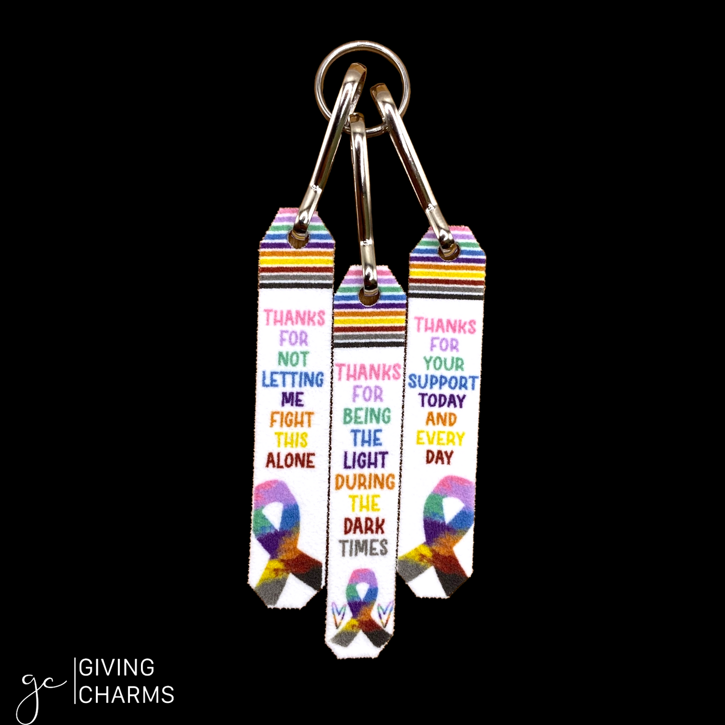Cancer Support Appreciation Charms | 3-Charm Necklace