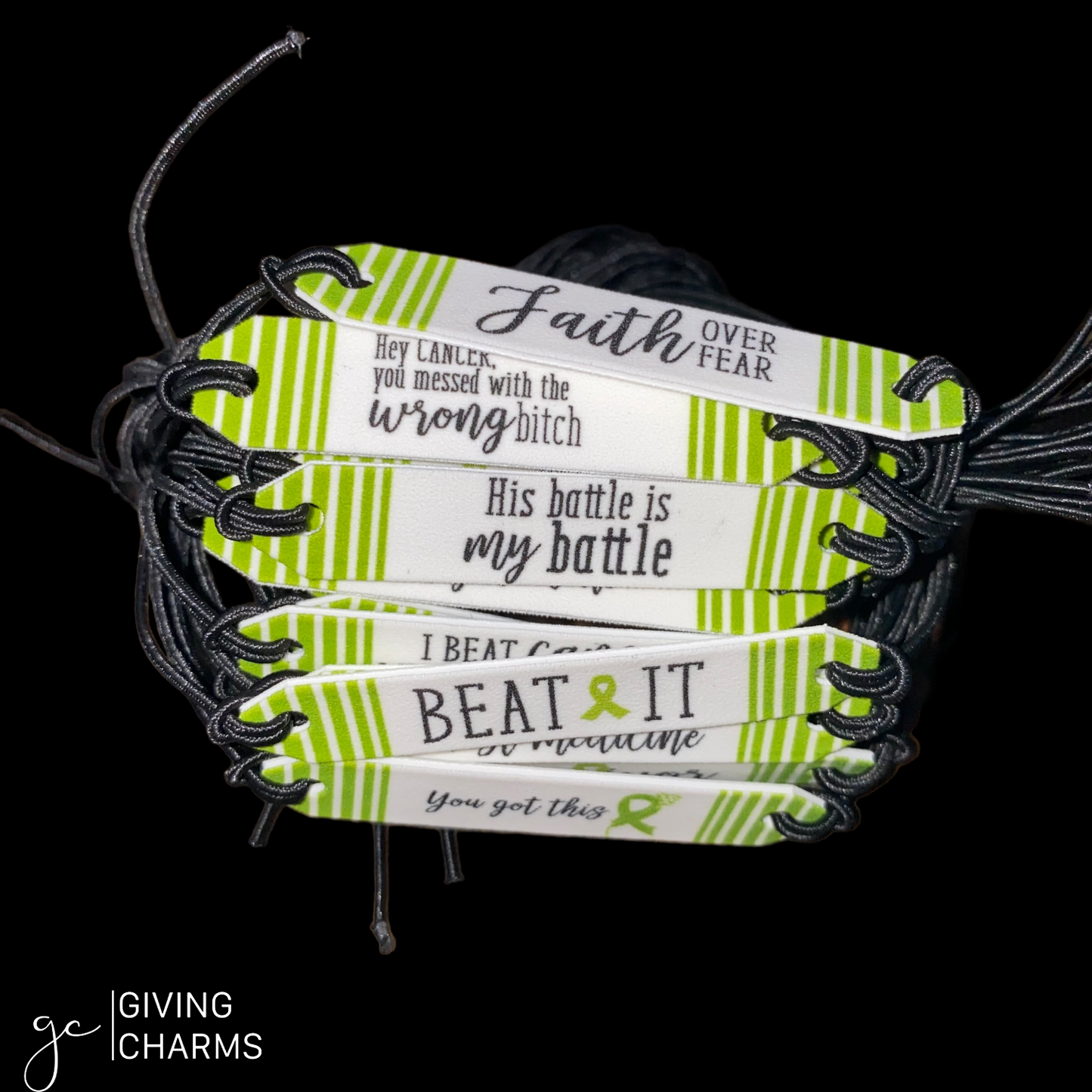 Cancer Braided Charm Strings Bracelet - More Sayings