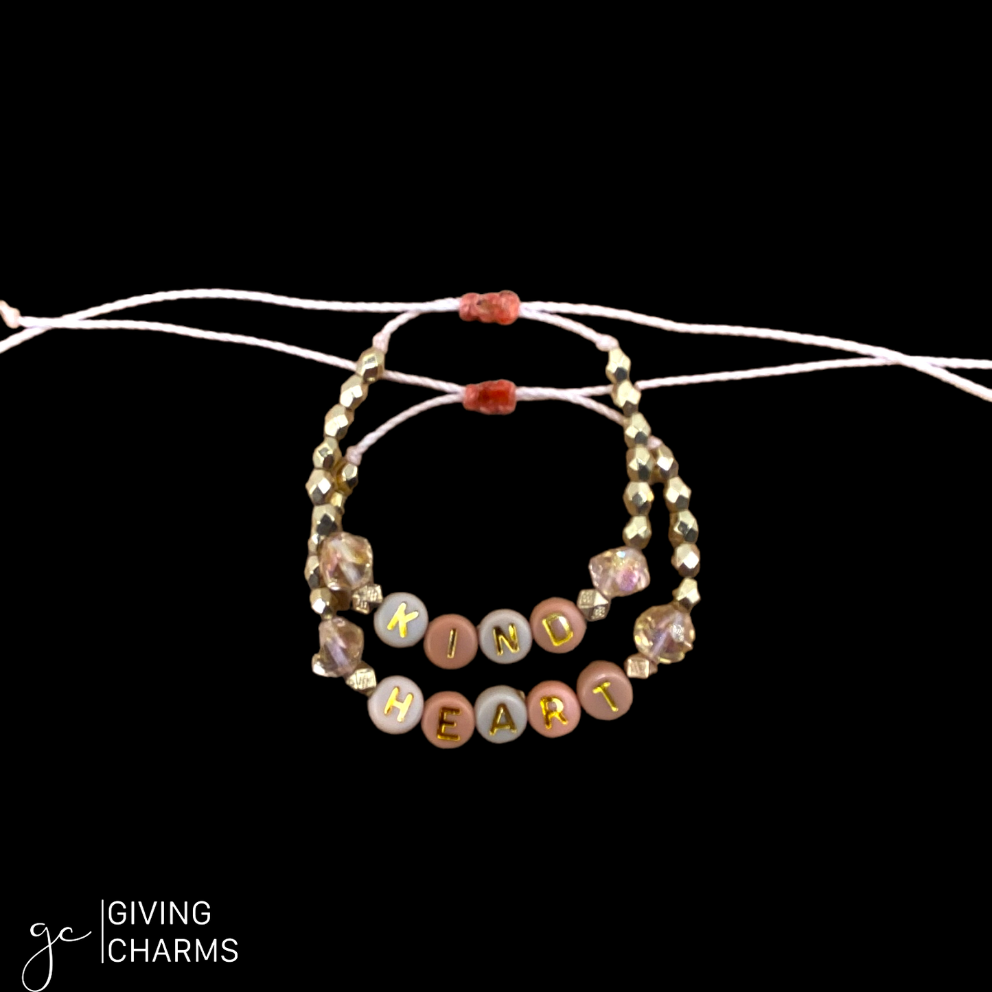 Kind Heart | Letter Bead Bracelet