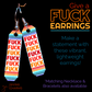 Give-A-Fuck Charms | Necklace | Keyring | Earrings | Charm Strings Bracelets