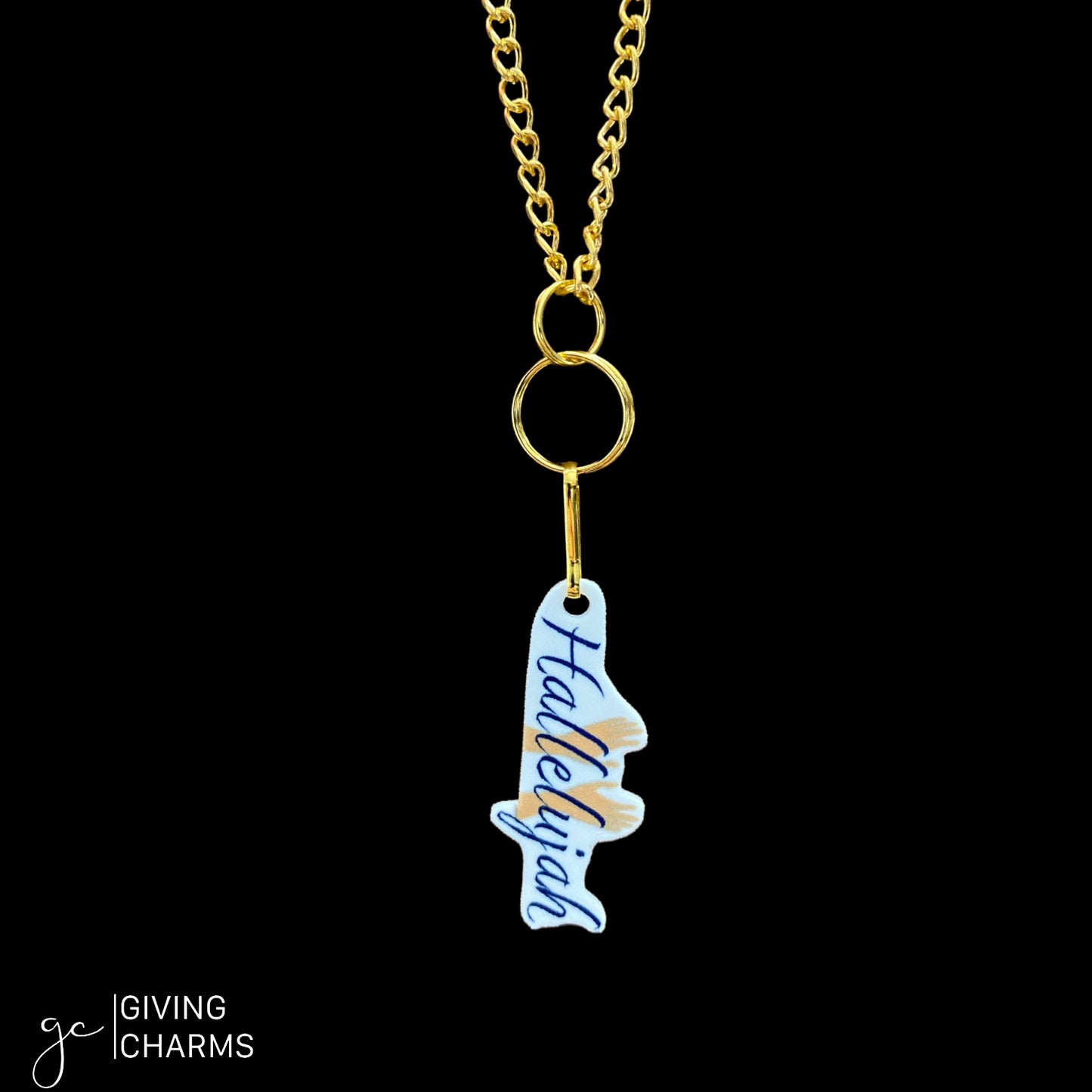 Blue Flower Cross | MultiWear Necklace