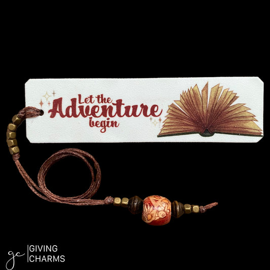 Let the Adventure begin | Beaded Bookmark