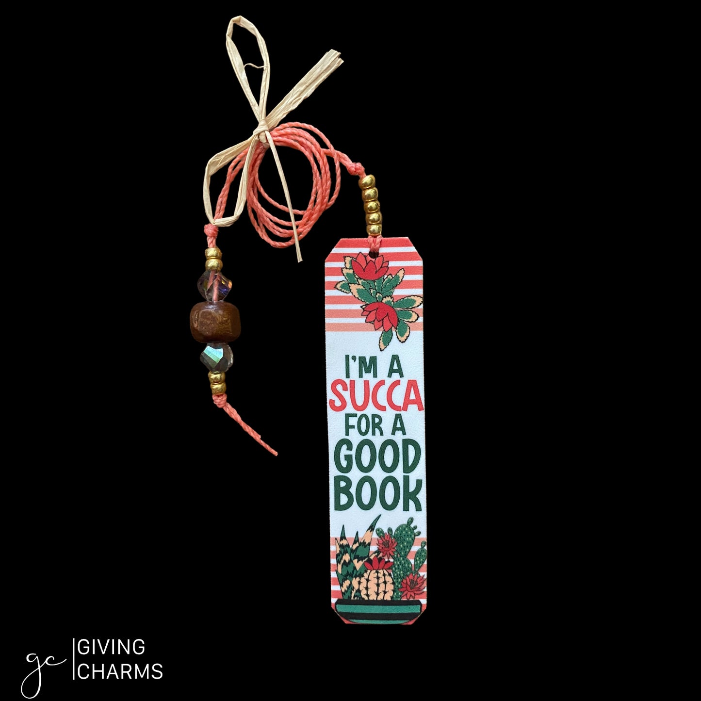 Succulent | Beaded Bookmark