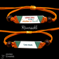 Reversible Family Beaded Charm Bracelet