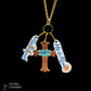 Blue Flower Cross | MultiWear Necklace