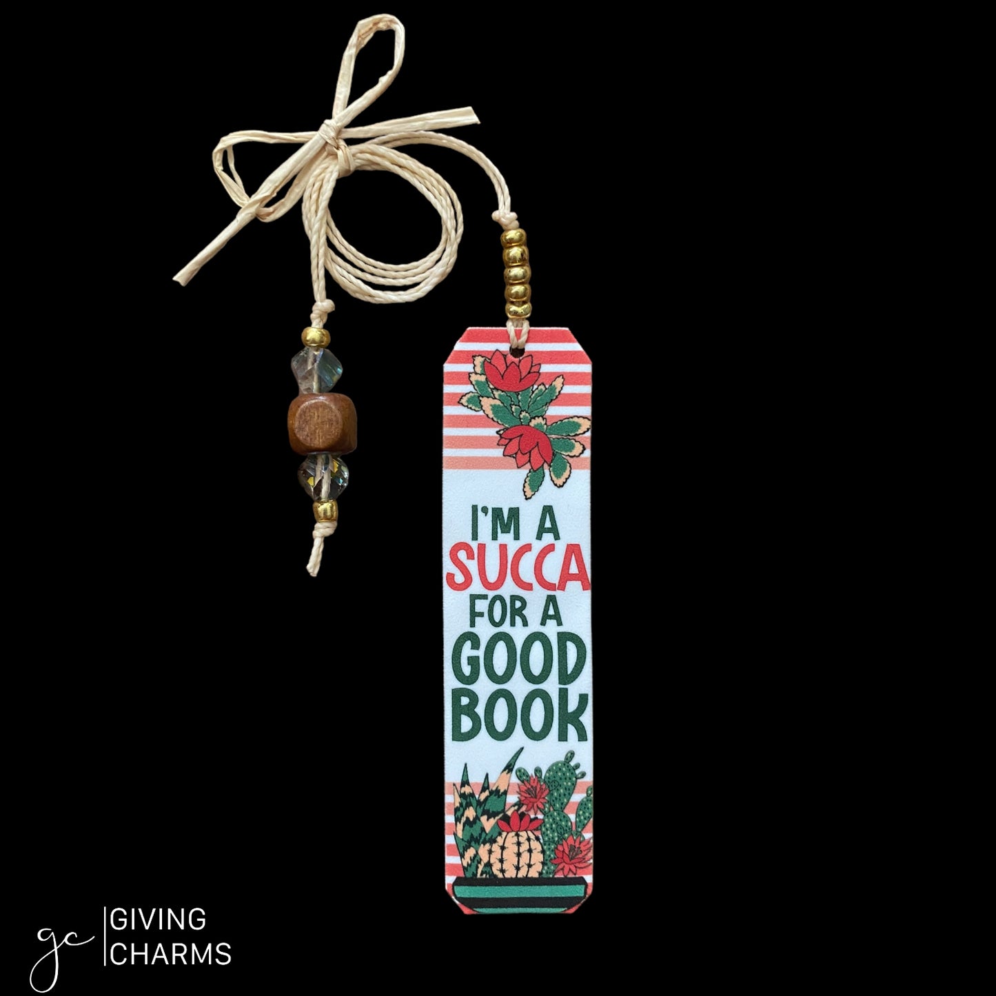 Succulent | Beaded Bookmark