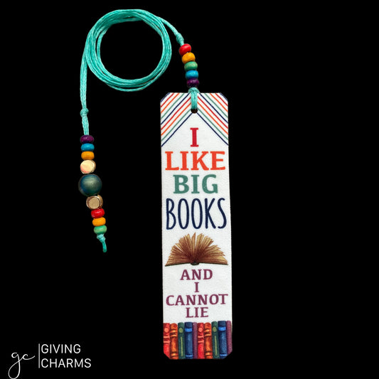 I like big books and I cannot lie | Beaded Bookmark
