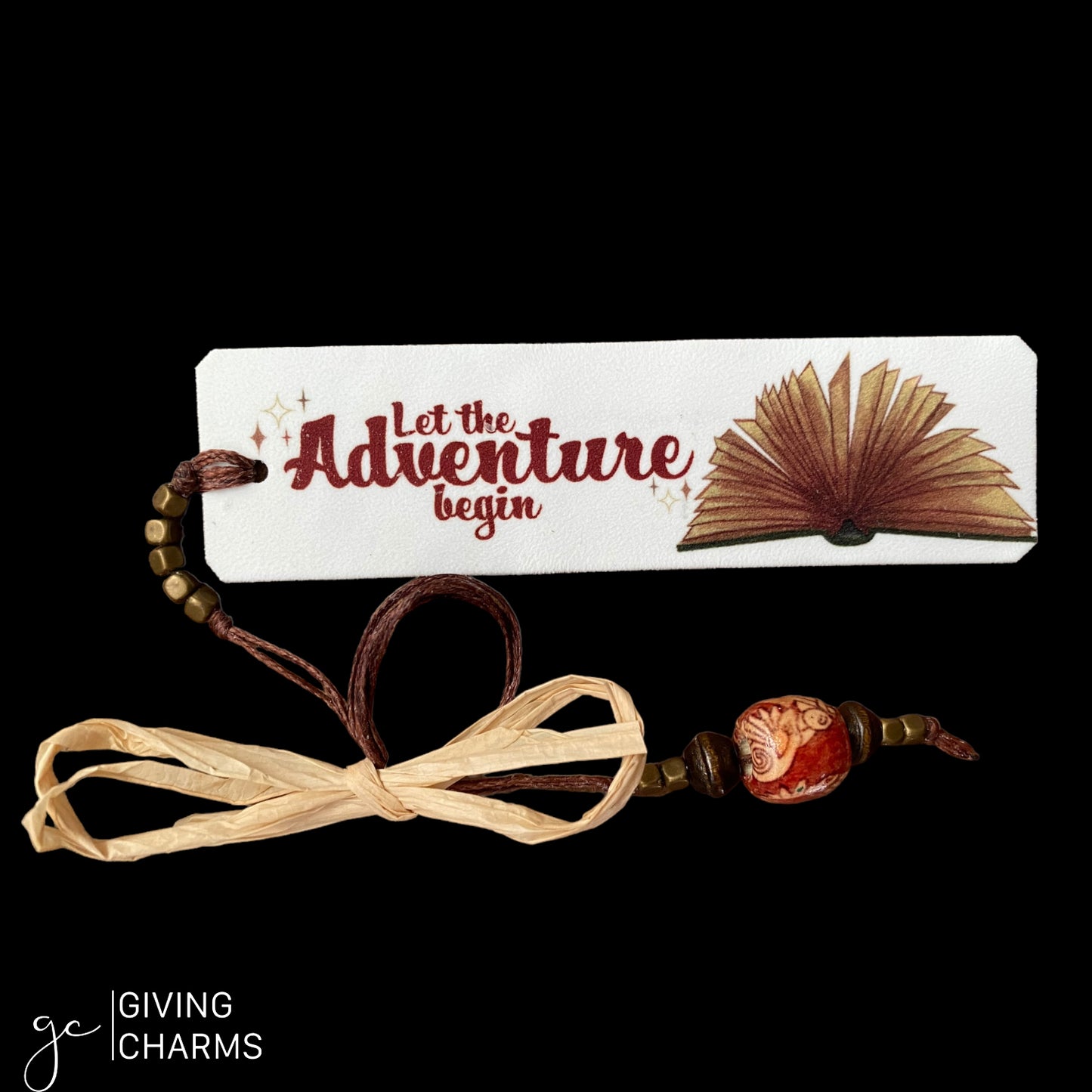 Let the Adventure begin | Beaded Bookmark