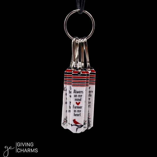 Cardinal Sympathy | Necklace Keyring