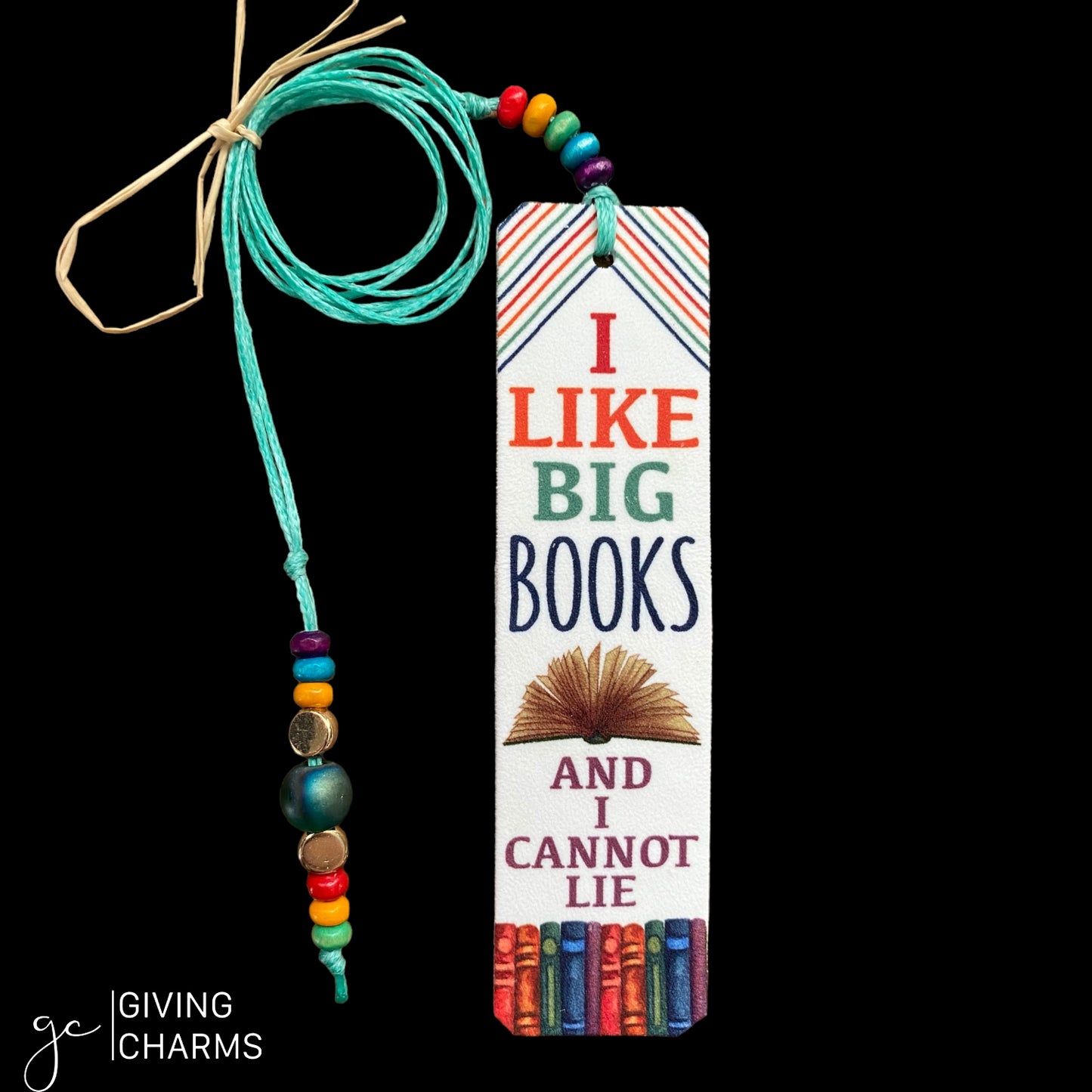 I like big books and I cannot lie | Beaded Bookmark