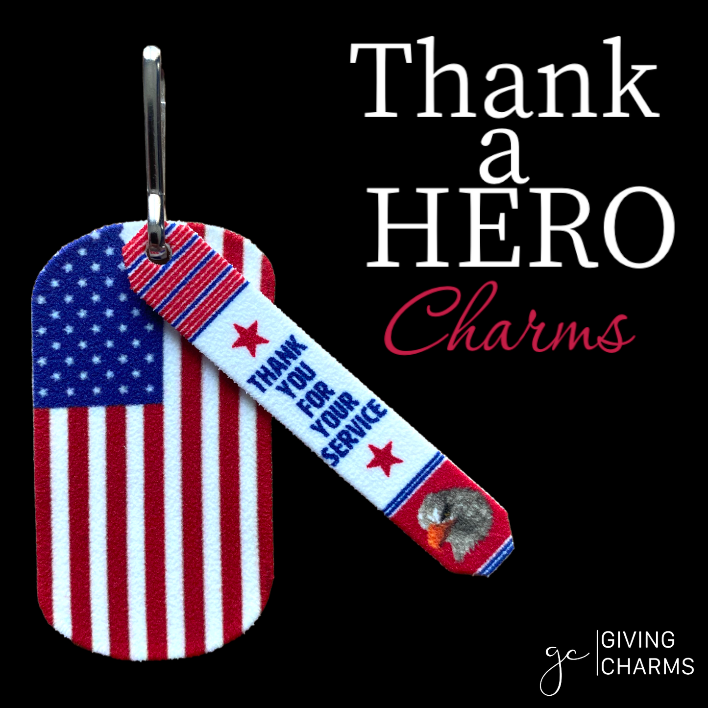 Thank a Hero | Thank a Veteran Charms