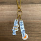 Blue Flower Cross | MultiWear Necklace