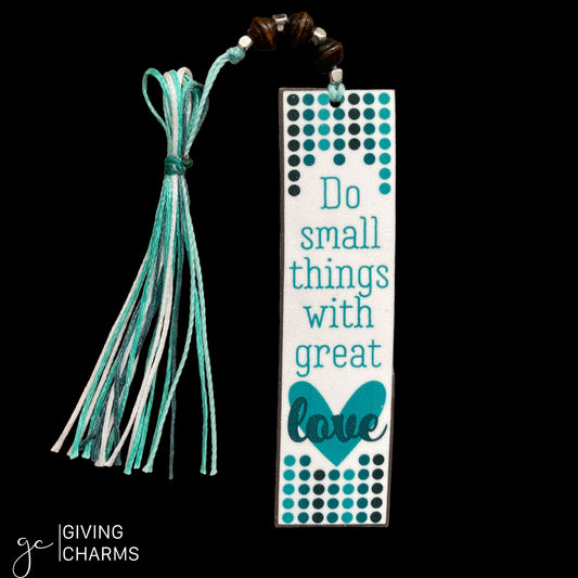 Do small things with great love | Beaded Bookmark